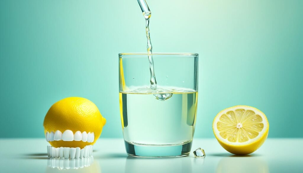 lemon water and teeth